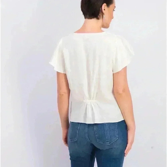 Anthropology Dolan Buttoned flowy blouse - Picture 2 of 6